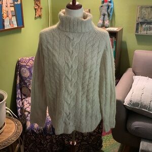 Like New Express World Brand Turtleneck Sweater Size Large